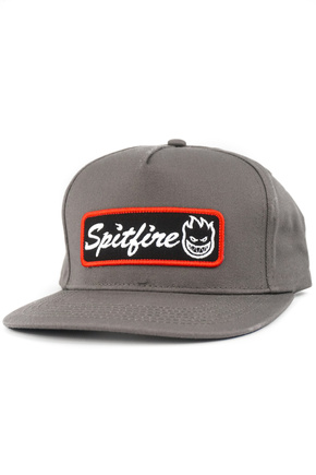 Czapka z daszkiem Spitfire - Courier Patch Snap (charcoal/black)