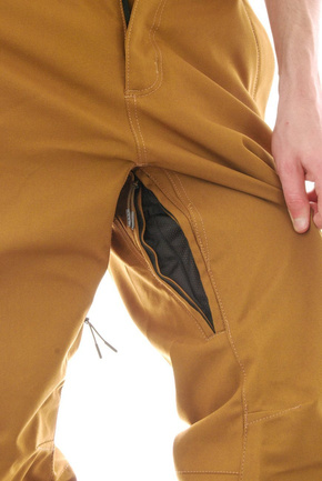 Spodnie snowboardowe L1 - Slim Chino tabacco