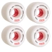 Kółka Globe - Flatsider Cruiser Wheel (white/red)