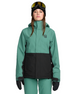 Damska kurtka snowboardowa Volcom - Bolt Ins (spruce green)
