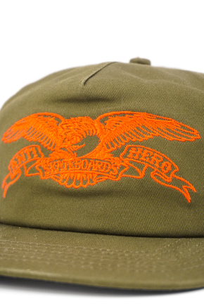 Czapka z daszkiem Antihero - Basic Eagle (Brown/orange)