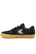 Buty Cariuma - T20 Pro Gum Black Suede and Mesh Ivory Logo Contrast Thread Sneaker
