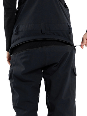 Damskie spodnie snowboardowe Volcom - Creston 3d Stretch Bib Overall  (black)