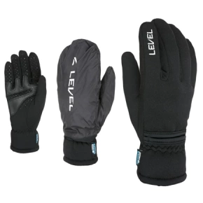 Rękawice snowboardowe Level -  Trail Polartec I-Touch (black)