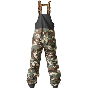 Spodnie snowboardowe ThirtyTwo - Basement Bib (black/camo)