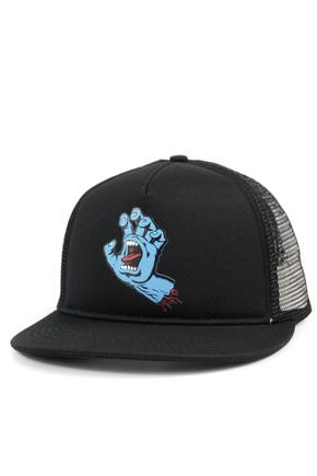 Snapback Santa Cruz - Classic Hand Mesh Back black/black