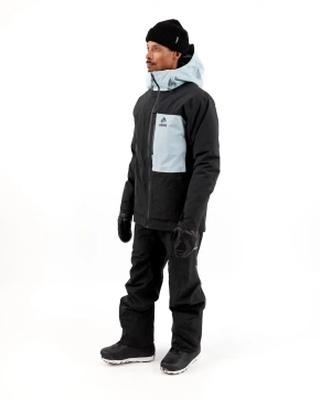 Kurtka snowboardowa Jones - MTN Surf Recycled Insulated Parka (stealth black)