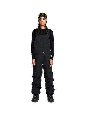 Damskie spodnie snowboardowe Volcom - Creston 3d Stretch Bib Overall (black)