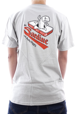 Koszulka Antihero - The Sardine (new silver)