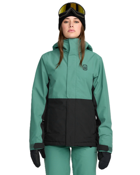 Damska kurtka snowboardowa Volcom - Bolt Ins (spruce green)