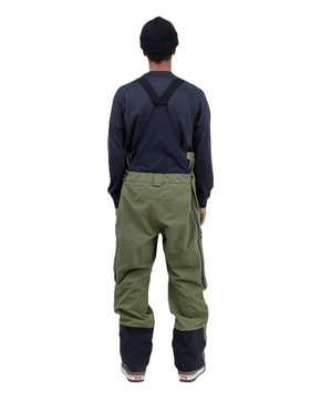 Spodnie snowboardowe Jones - MTN Surf Recycled Bibs (moss green)