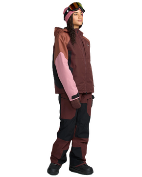 Damska kurtka snowboardowa Volcom - Agate Ins (oxblood)