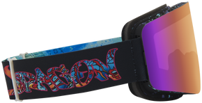 Gogle Dragon R1 OTG - Ratllecan Lumalens Purple Ion + Lumalens Amber