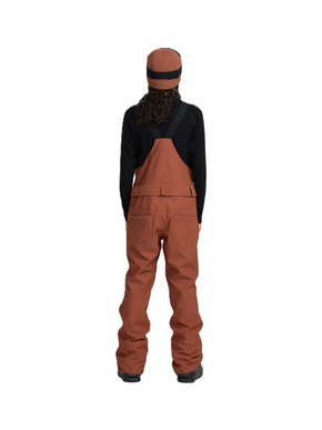 Damskie spodnie snowboardowe Volcom - Swift Bib Overall (hennna)