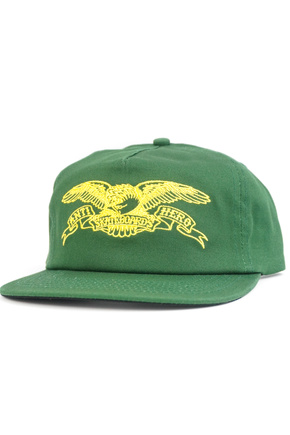 Czapka z daszkiem Antihero - Basic Eagle (dark green/yellow)