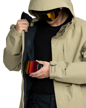 Kurtka snowboardowa Volcom - Dua Ins Gore-Tex (moss green)