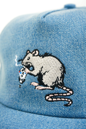Czapka z daszkiem Real - Street Cleaner (Bleached Denim)
