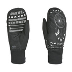 Damskie rękawice snowboardowe Level - Glove Coral Mitt black-white
