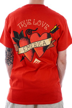 Koszulka Emerica - Love Triangle (red)