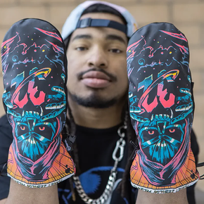 Rękawice snowboardowe Thirty Two  - ZB-1 Corp Mitt Xlt x Zeb Powell (orange)