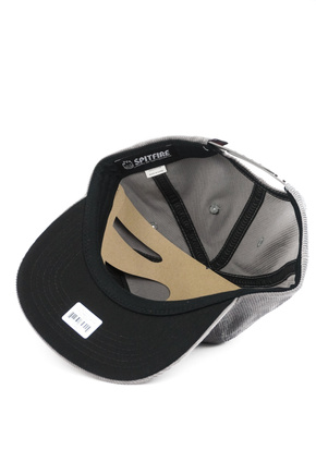 Czapka z daszkiem Spitfire - Courier Patch Snap (charcoal/white)