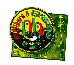 Mata do Gramofonu Antihero X Greensleeves - Slipmat World Conspiracy (rasta)
