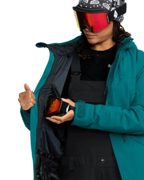 Damska kurtka snowboardowa Volcom - Shelter 3D Stretch (lichen green)