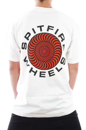Koszulka Spitfire -  Classic 87 Swirl Fl (white/black/red)