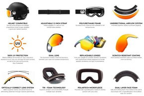 Gogle Dragon RVX MAG OTG - Koda Lumalens Midnight + Lumalens Amber