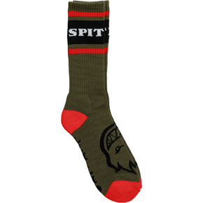 Skarpety Spitfire - Spitfire Classic 87 Socks (Olive/Black/Red)