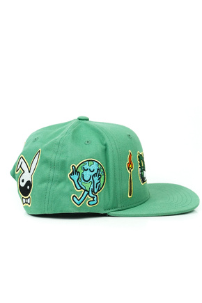 Czapka z daszkiem DGK - Chaos Snapback (green)