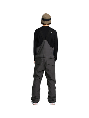 Spodnie snowboardowe Volcom - Roan BIb Overall (dark grey)