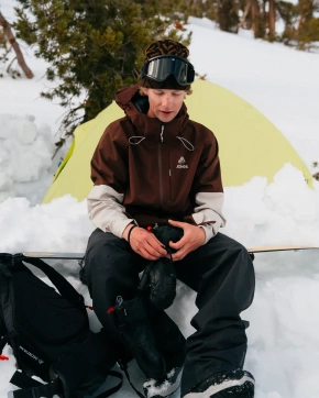 Kurtka snowboardowa Jones - MTN Surf Recycled (coffee brown)