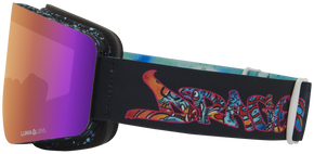 Gogle Dragon R1 OTG - Ratllecan Lumalens Purple Ion + Lumalens Amber