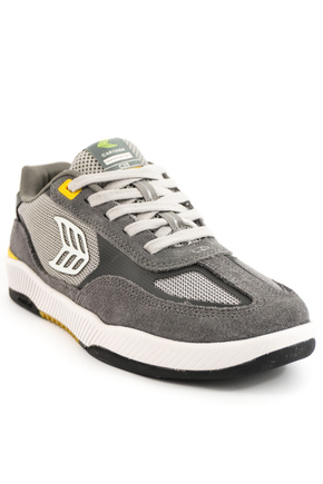 Buty Cariuma - Skategoat C25 Pro Charcoal Grey Suede Light Grey Mesh Ice Logo Yellow Sneaker