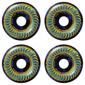 Kółka Spitfire - F4 99du Classic Swirl Radioactive  (black/blue)53mm