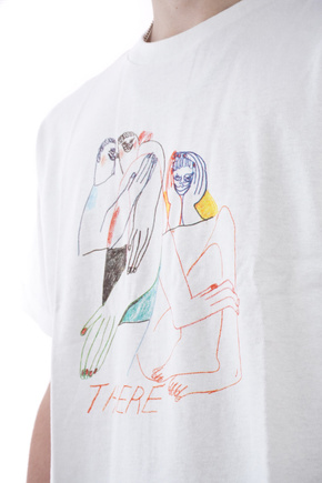 Koszulka THERE - Thread (white/multi)