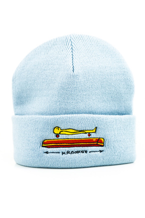 Czapka Krooked - Koffin Cuff (Light Blue)