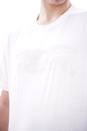 Koszulka Antihero - Basic Eagle (white/grey)