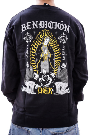 Bluza Crewneck DGK - Bendicion (black)