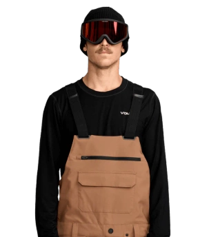 Spodnie snowboardowe Volcom - Roan BIb Overall (terra brown)