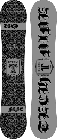 Deska snowboardowa Technine - Mi;ita Paisley (grey)