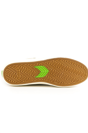 Buty Cariuma - Luan Pro Olive Green Suede Ivory Logo Burnt Olive Sneaker