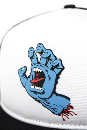  Snapback Santa Cruz - Classic Hand Mesh Back white/black