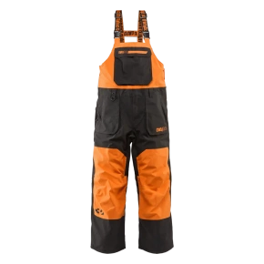 Spodnie snowboardowe ThirtyTwo - Basement Bib (black/orange)