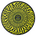 Mata do Gramofonu Spitfire - Sliptmat Classic Swirl (yellow/black)
