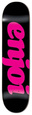 Deck Enjoi - Flocked Hybrid (black/pink)