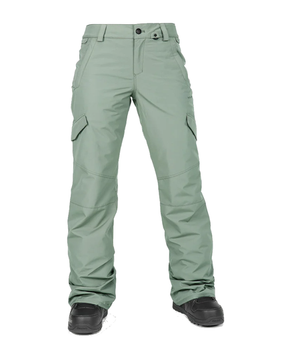 Damskie spodnie snowboardowe Volcom - Bridger Ins (lichen green)