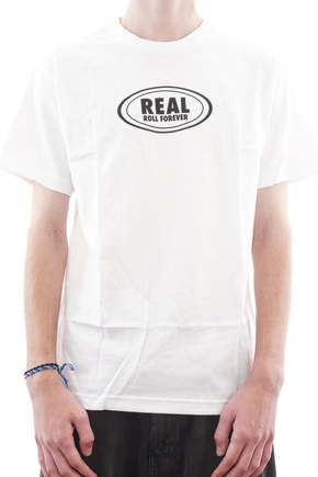 Koszulka Real -  Roll Forever white/black