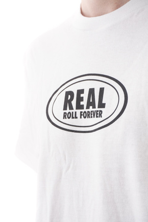 Koszulka Real -  Roll Forever white/black